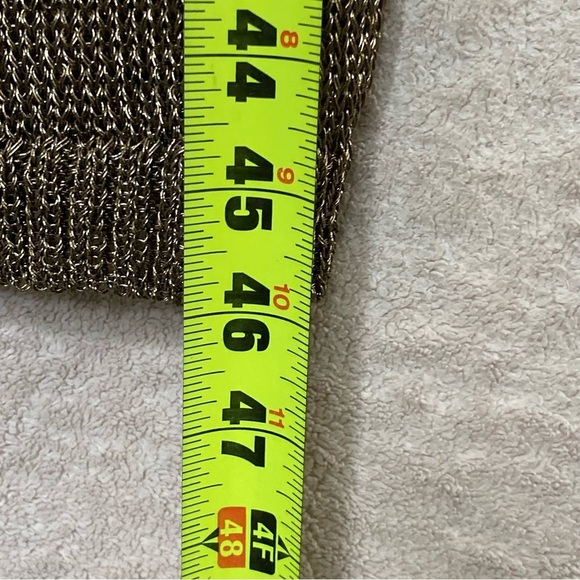 Tuckernuck Bronze Metallic Knit Indie Midi Dress-Brown-Women’s M-Party-Cocktail - Picture 13 of 16